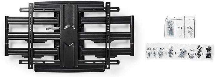 Image du produit Nedis Support TV mural entièrement mobile TVWM6551BK (Mur, 70 kg, 37" - 80")