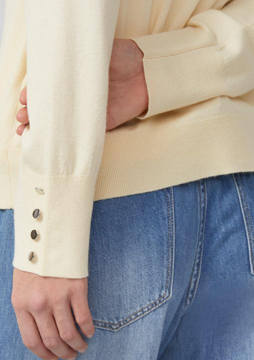 Produktbild s.Oliver Strickpullover Feinstrickpullover aus Viskosemix mit Zierknöpfen (32)