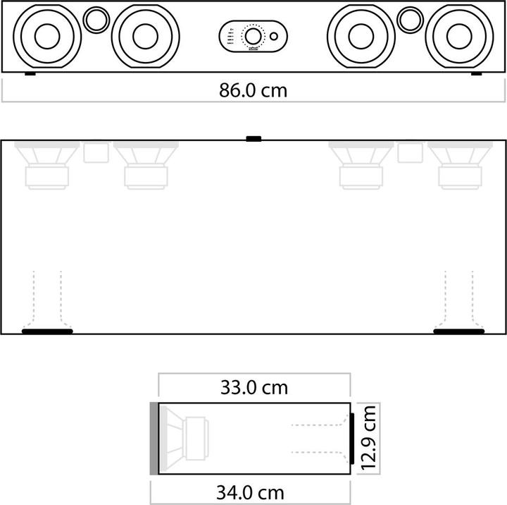 Actual product image Nubert nuBoxx AS-425 max (160 W, 2.0 Channel)