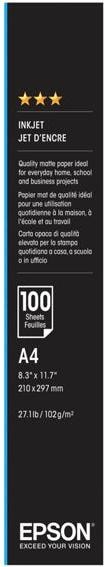 Immagine prodotto Epson Getto d'inchiostro di qualità fotografica (102 g/m², A4, 100 x)