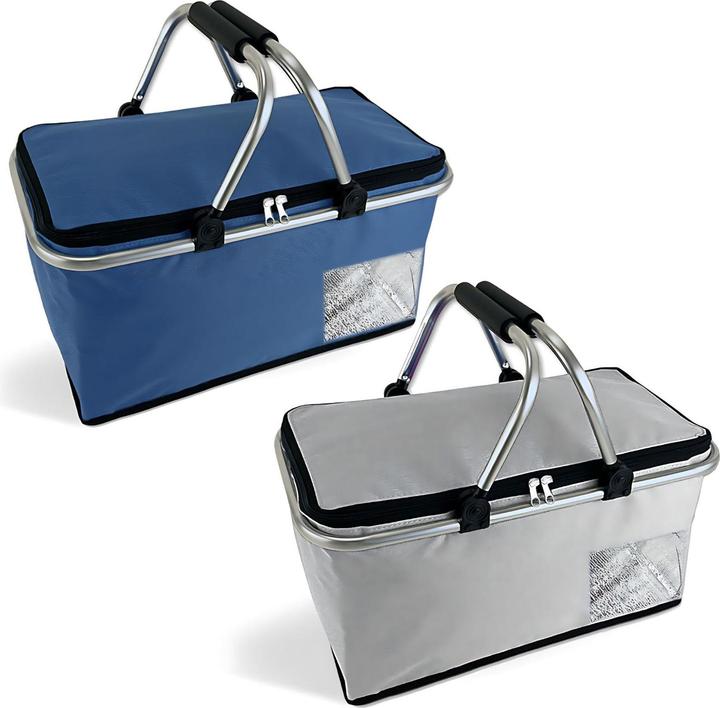 Actual product image Hermex Shopping Basket Set Thermo Shopping Basket Carry Basket Cooling Basket Carrybag