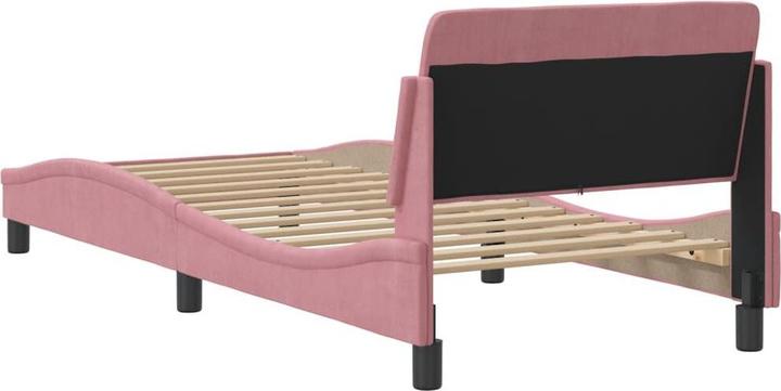 Produktbild vidaXL Bettgestell mit Kopfteil Samt (80 x 200 cm)