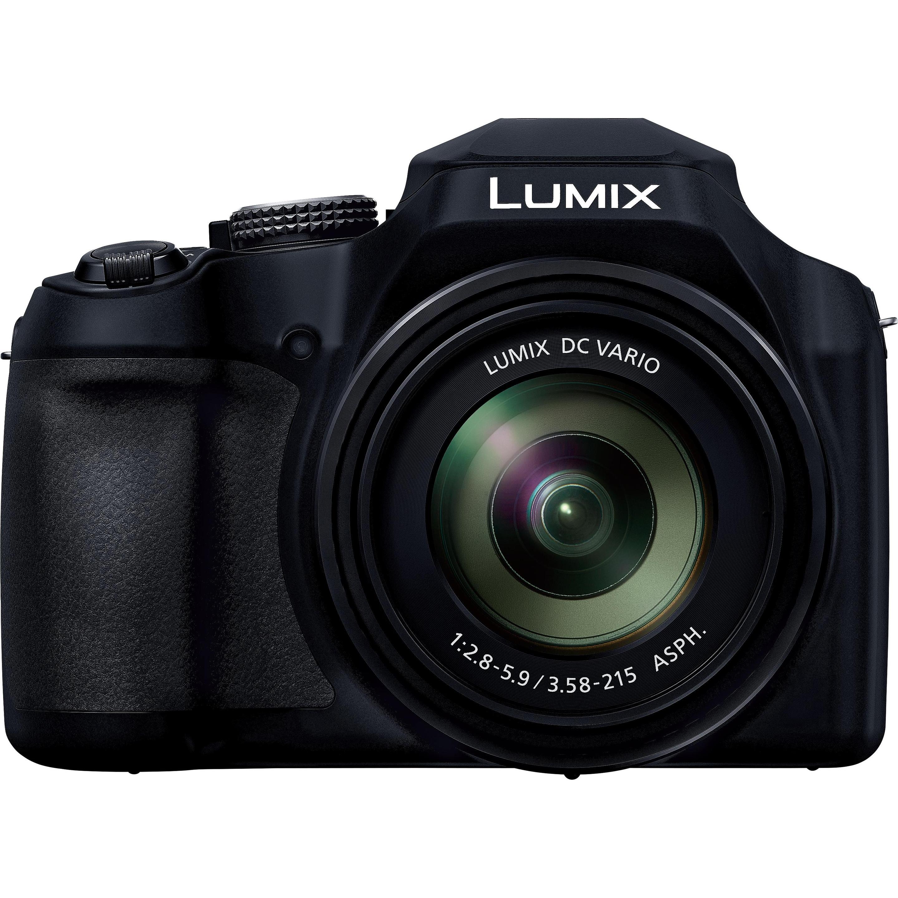 Panasonic Lumix FZ82D (3.58 - 214.8 mm, 18.10 Mpx, 1/2,3''), Kamera, Schwarz