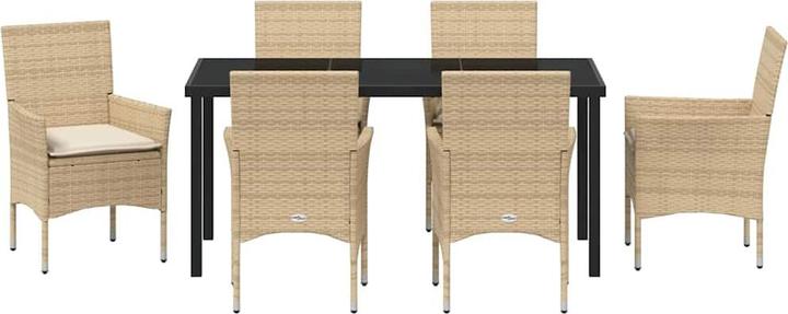 Actual product image vidaXL Garden dining set (160 x 80 x 73 cm)