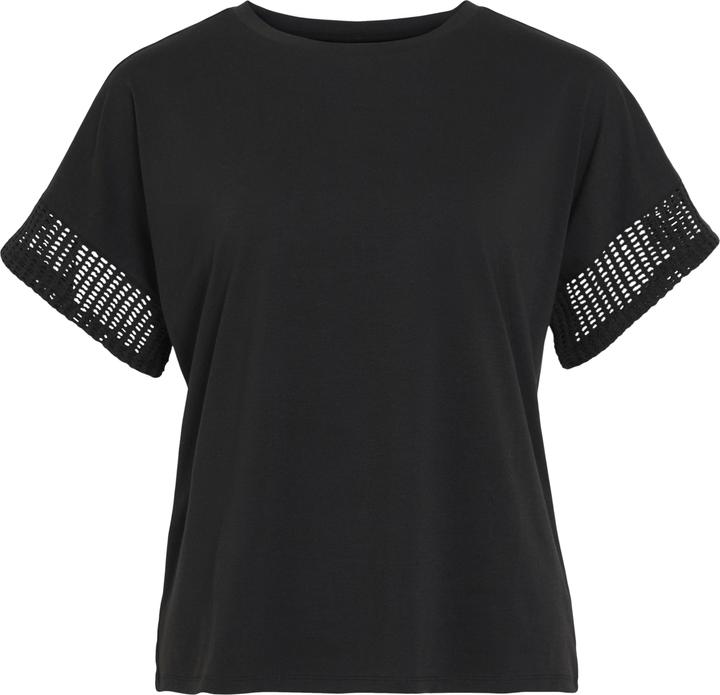 Actual product image Vila VIZIMA Rundhals Oberteil mit kurzen Ärmeln (XL)