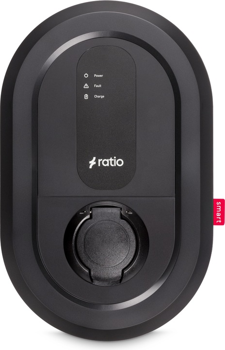 Actual product image Ratio Electric Ratio Smart 11-22kW, type 2 socket, WLAN/LAN/BT (Type 2, 22 kW, 32 A, Hard wired)
