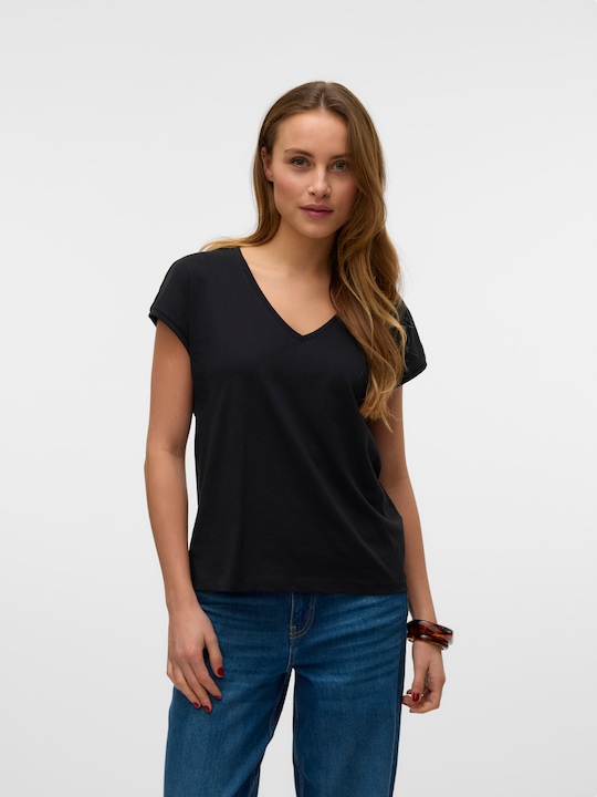 Immagine prodotto Vero Moda Vmluna Ss V-Neck Tee Jrs Noos (XL)
