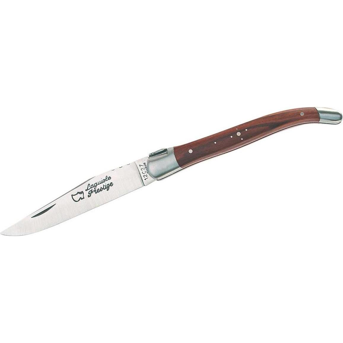 Thumbnail - Au Sabot, Taschenmesser, Laguiole Taschenmesser, Stahl Sandvik 12C27, mattierte Edelstahlbacken, Veilchenholzschale