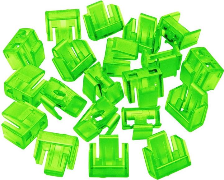 Actual product image Lindy RJ45 Port Blockers x 20 Green