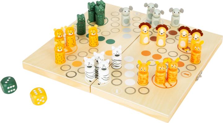 Actual product image small foot Ludo Safari (English, French, German, Italian, 2 - 6 Players)
