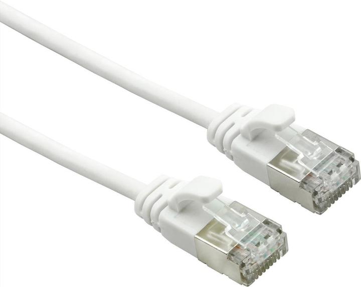 Produktbild Roline U/FTP DataCenter Kabel (Kat.7), LSOH, mit RJ45 Steckern (500 MHz), slim, weiss, 2,0 m (U/FTP, CAT7a, 2 m)