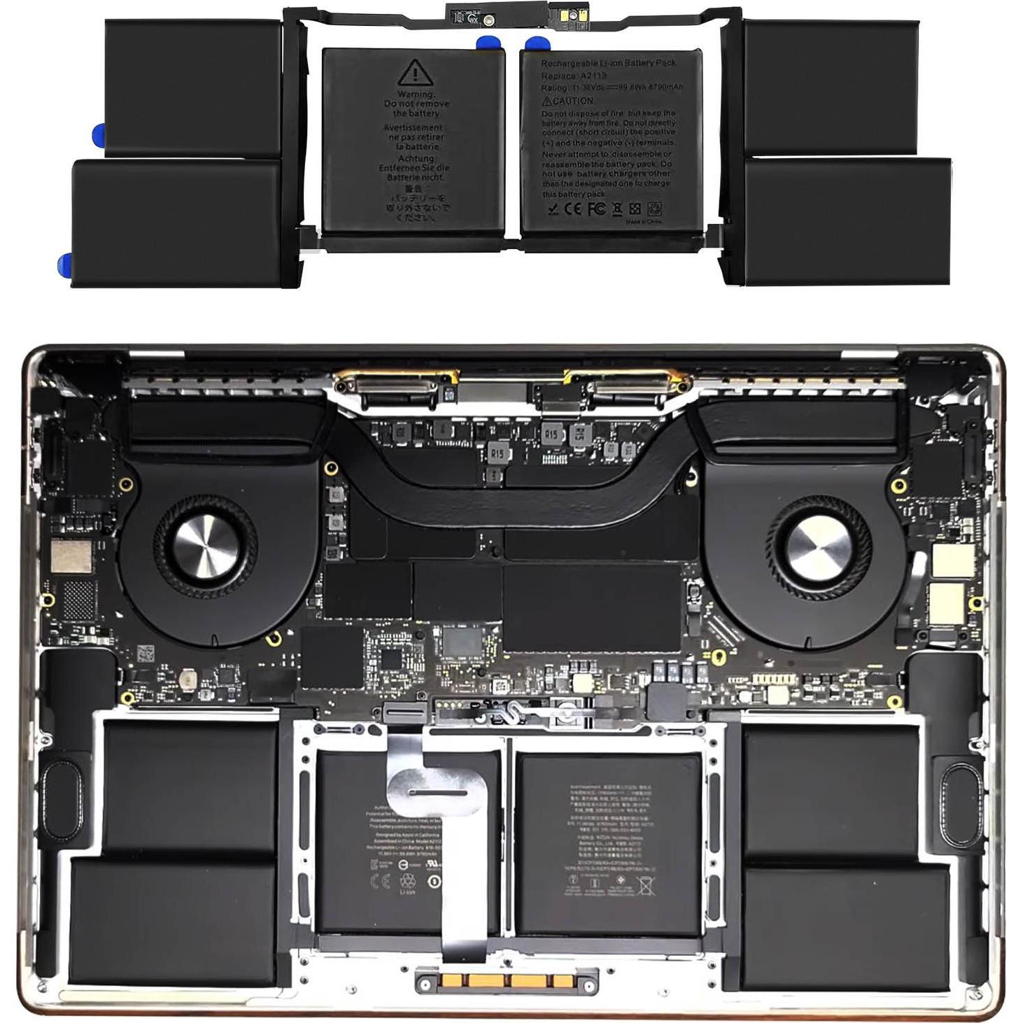 Thumbnail - Clappio Ersatzakku, 8700mAh (8700 mAh), Notebook Akku, Schwarz