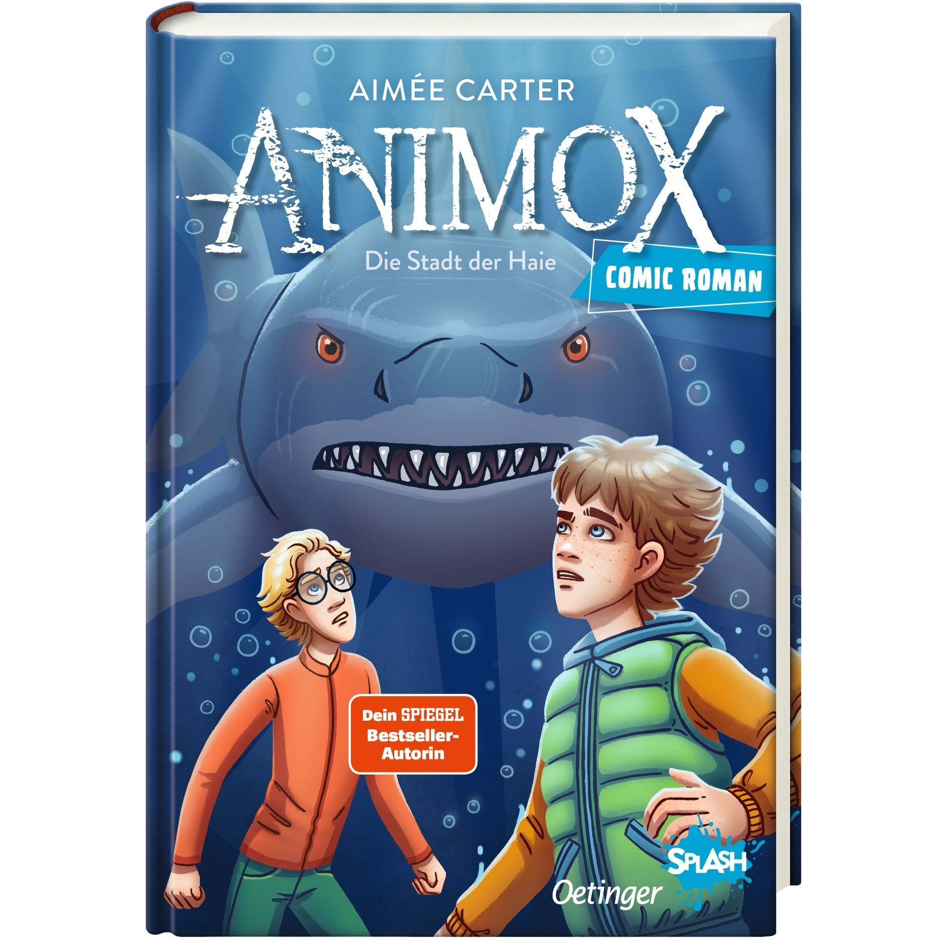 Animox als Comic-Roman 3. Die Stadt der Haie, Kinderbücher von Marmon, Uticha