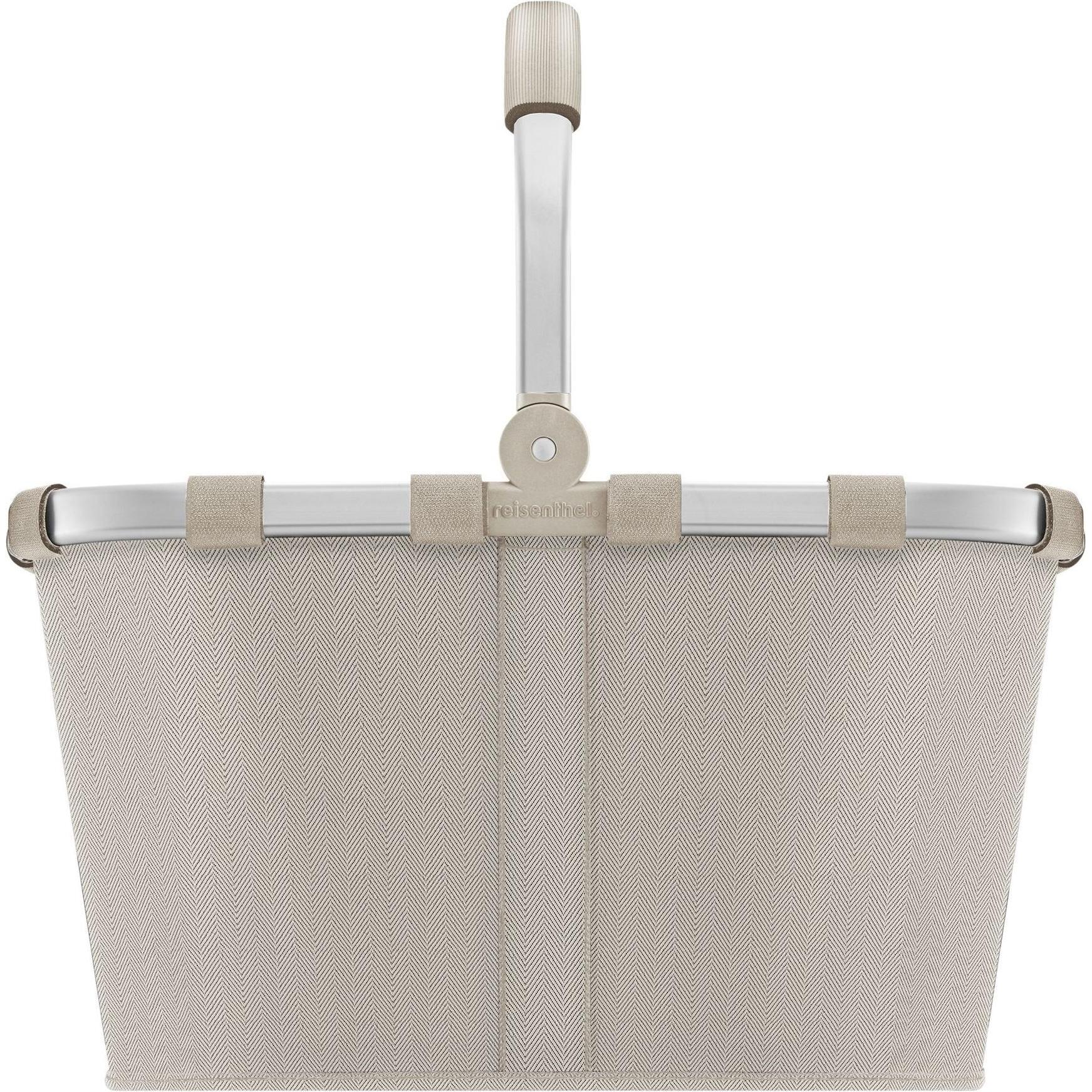 Thumbnail - reisenthel, Einkaufshilfe, carrybag herringbone sand, Beige