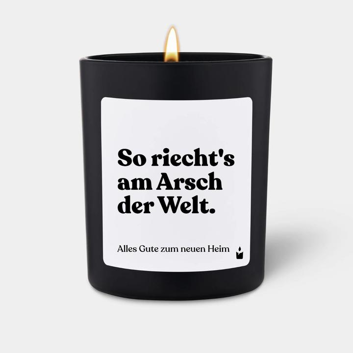 Produktbild Chatty Candles Duftkerze Woody So riecht's am Arsch der Welt.