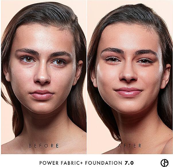 Actual product image Giorgio Armani Power Fabric + Longwear High Coverage Foundation ( 7 ) (Brown)