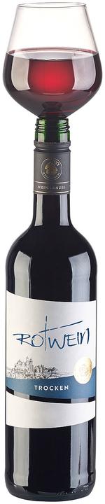 Immagine prodotto Out of the blue Tappo per bottiglie di vino in vetro con guarnizione in silicone (Chiusura per il vino)