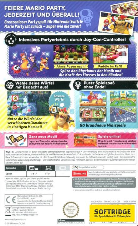 Produktbild Nintendo Super Mario Party (Switch, DE, FR, IT)
