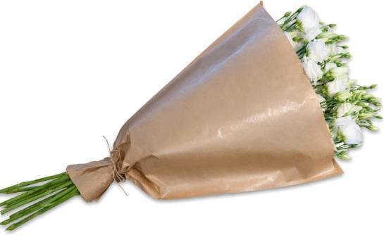 Fleurop Fascio di lisianthus bianchi (Fiori recisi)