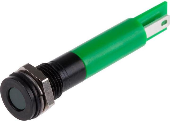 Produktbild RS PRO LED 8mm Chromblende 24Vdc Grün