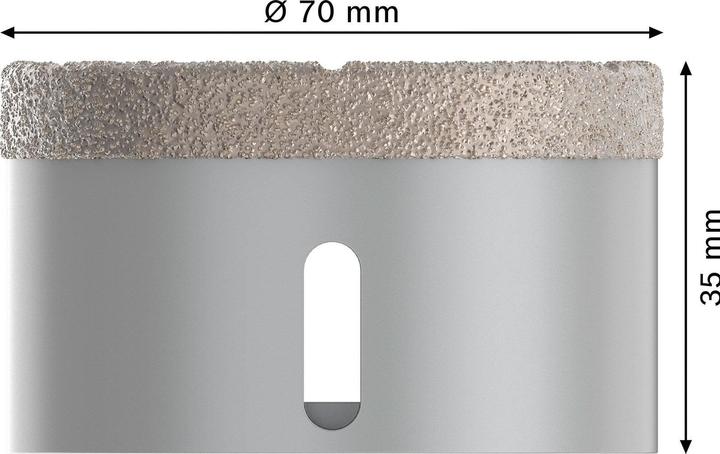 Productafbeelding Bosch Professional Zubehör XLOCK Diamant droogboor (70 mm)