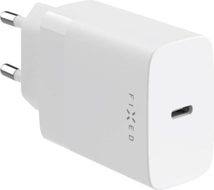 Actual product image Fixed 30W mains charger with USB-C output and PD support white (30 W)