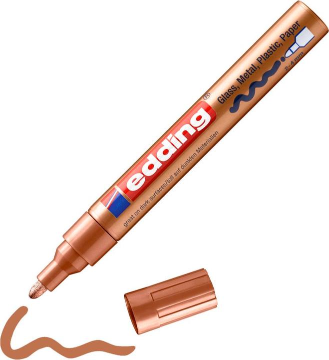 Produktbild Edding 750 Glanzlack-Marker (Blau, 4 mm, 1 x)