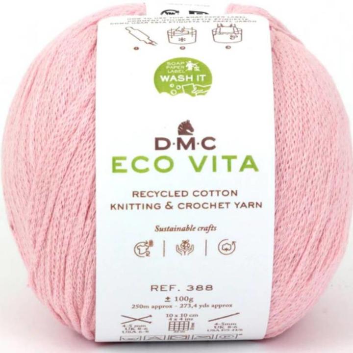 Actual product image DMC Wool Eco Vita 100 g, Pink (250 m)