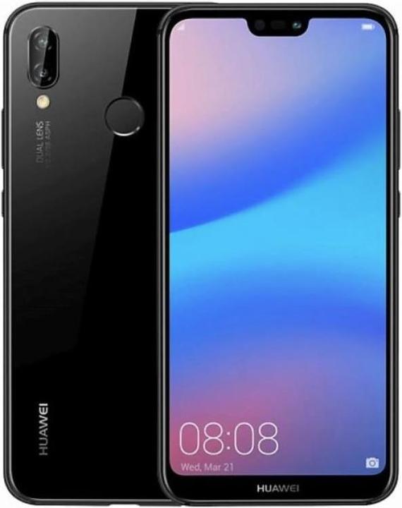Actual product image Huawei P20 Lite (64 GB, Midnight Black, 5.80", Hybrid Dual SIM, 4G)