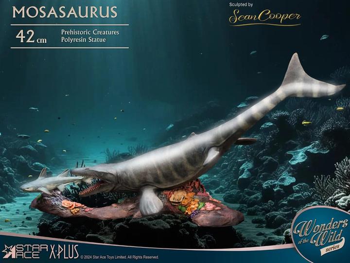 Produktbild Star Ace Toys Wonders of the Wild Statue Mosasaurus (DX) 42 cm