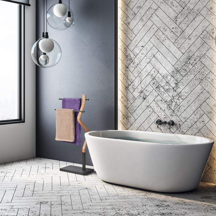 Actual product image Relaxdays Towel rack