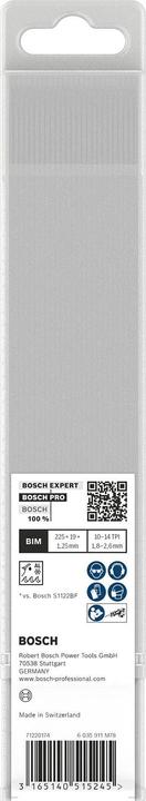 Actual product image Bosch Professional Zubehör PRO Metal Demolition S1125VF blade, 1.25 x 19 x 225 mm, 25 pcs.