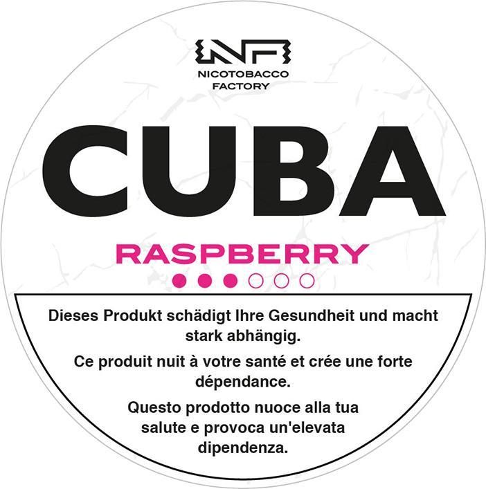 Cuba White Raspberry (Nicotine Pouches, 16 mg)