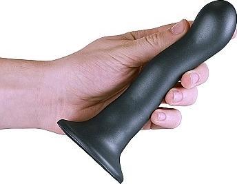 Produktbild Ouch! Ultra Soft Silicone Curvy G-Spot Dildo - 7" / 17 cm