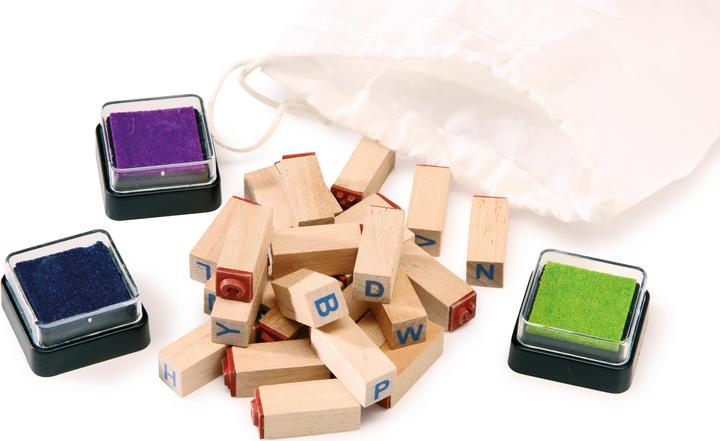 small foot Lettres de la série des timbres-poste