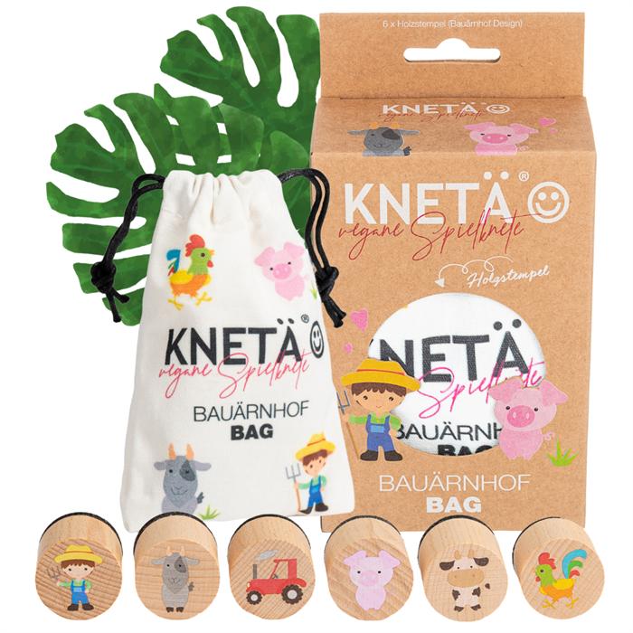 Produktbild Knetä Holzstempel Set Bauärnhof