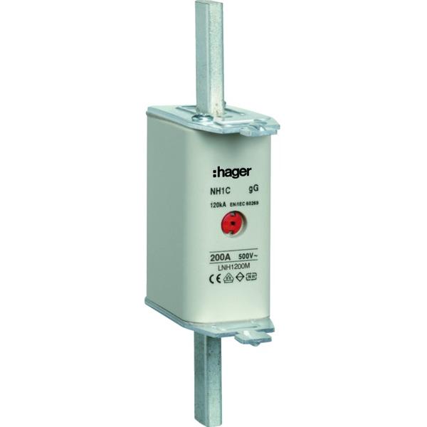 Hager, Sicherung, LNH1200M (NH-DIN Sicherung, 200 A, Träge)
