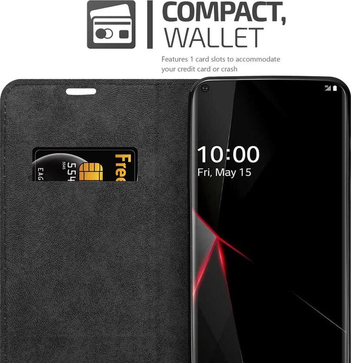 Productafbeelding Cadorabo Boek Onzichtbare Magneethoes (LG Fluweel)