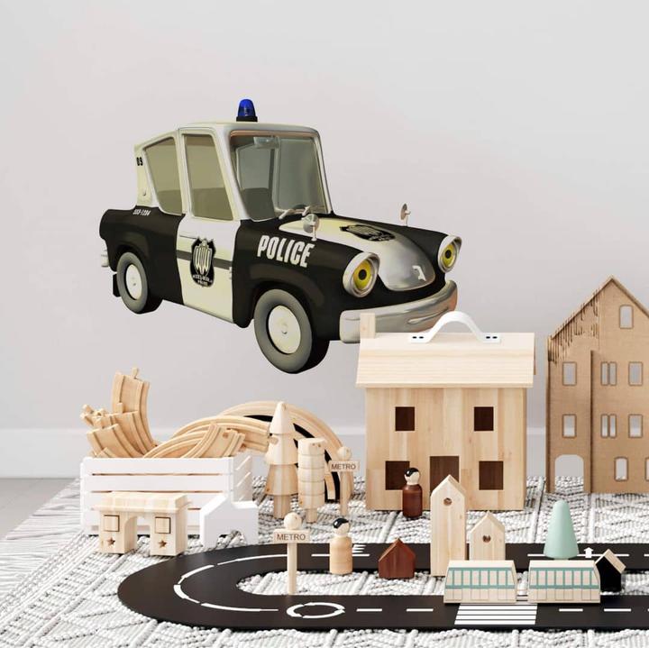 Produktbild Trenddeko Polizeiauto (60 x 46 cm)
