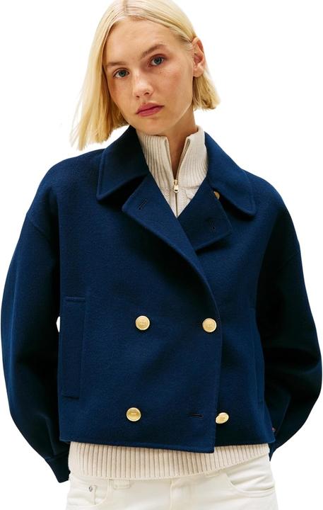 Produktbild Tommy Hilfiger Df Wool Gold Button Peacoat (38)
