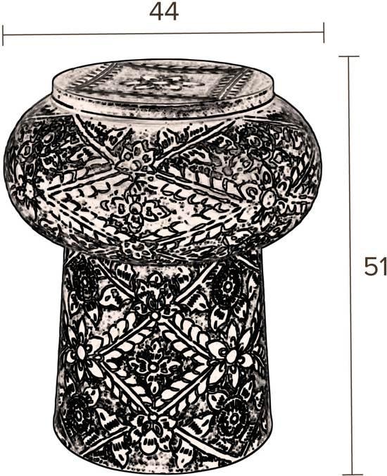 Immagine prodotto Dutchbone Tamburo artigianale (Ø 44 x 51 cm)