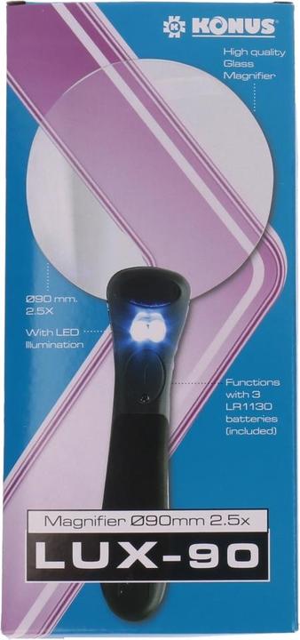 Produktbild Konus Lupe Lux-90 2,5x mit LED