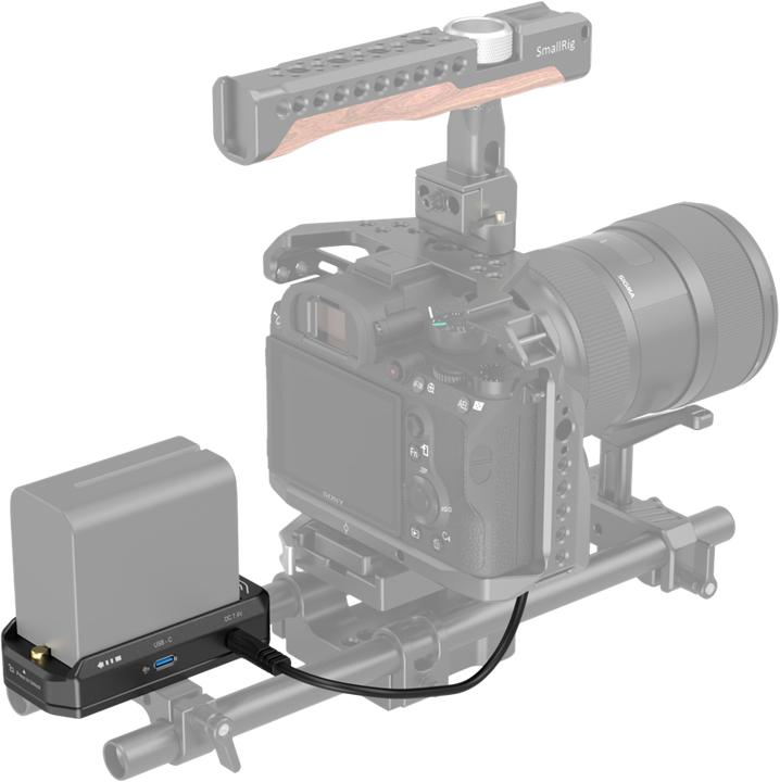 Actual product image SmallRig Battery adapter mounting plate kit (Camera battery power adapter)