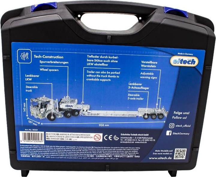 Produktbild Eitech LKW mit Tieflader