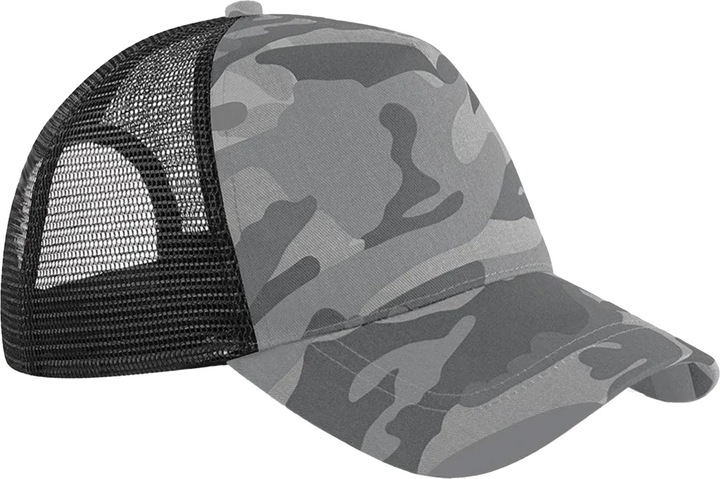Actual product image Beechfield Unisex Adult Camo Snapback Trucker Cap (One size)