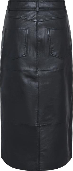 Produktbild Yas Lederrock mit Gürtelschlaufen, Knopf und Reissverschluss (L)