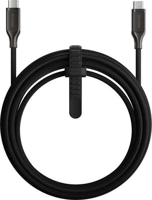 Nomad Kevlar-geflochtenes Kabel USB-C (M) - USB-C (M) 240 W 3,0 m schwarz (3 m, 240 W)