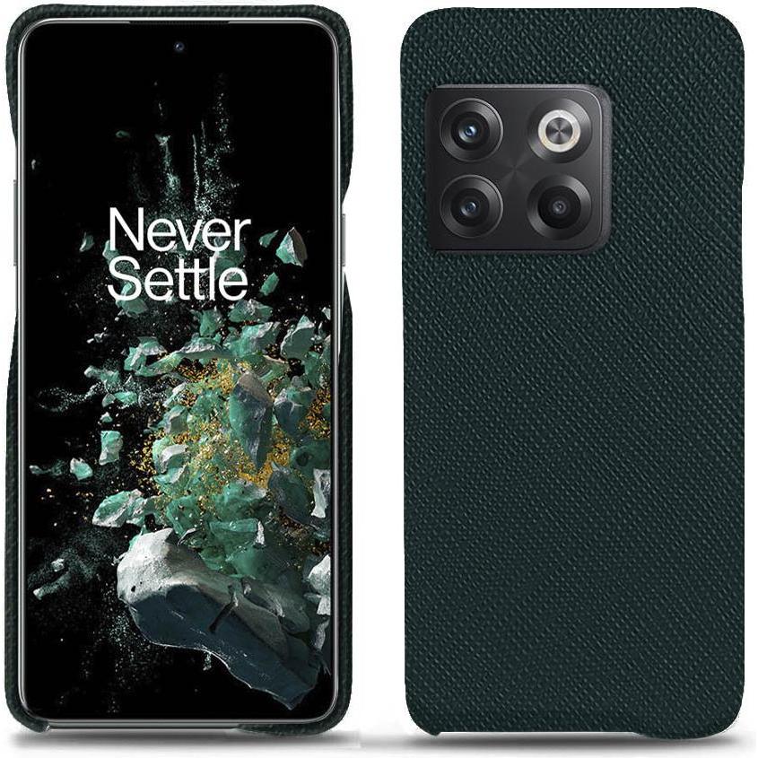 Noreve Lederschutzhülle (OnePlus 10T), Smartphone Hülle, Grün