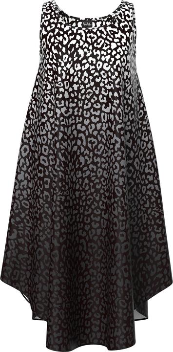 Immagine prodotto Ulla Popken Abito midi dal taglio smanicato con gradiente di colore, design leopardato e scollo rotondo (46, 48)