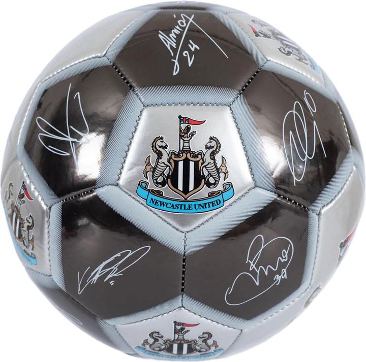 Produktbild Newcastle United FC Metallic Fussball mit Unterschriften (5)